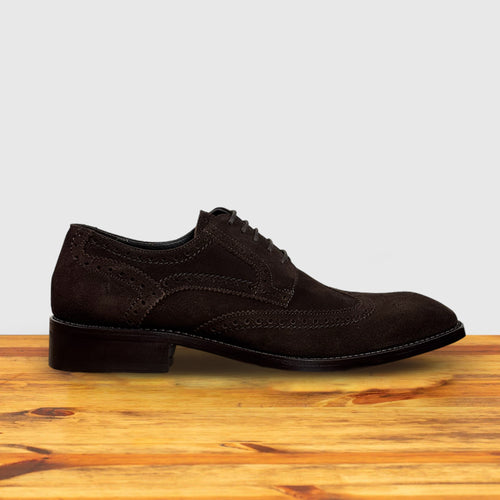 Mesola-S Velour Suede Wingtip – Calzoleria Toscana