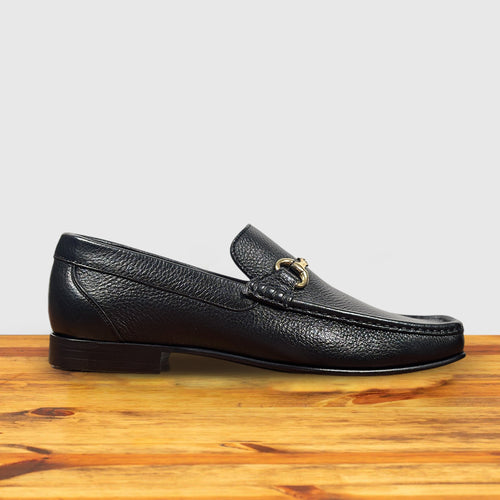 8616-D Cervo Tumbled Leather Horsebit Loafer – Calzoleria Toscana