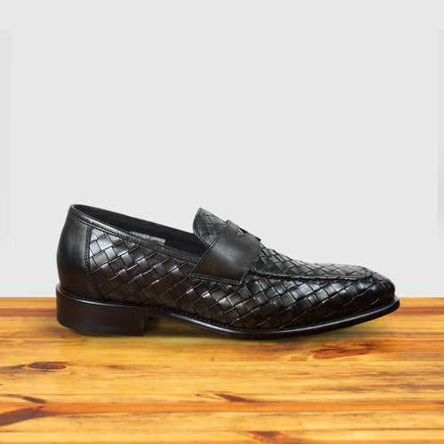 Gesso Woven Leather Dress Loafer – Calzoleria Toscana