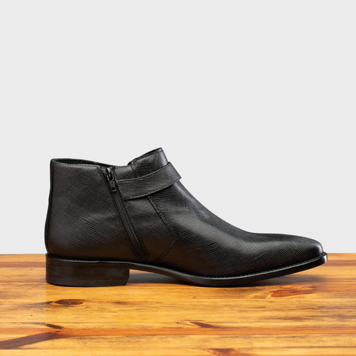 1221 Saffiano Leather Zip Ankle Boot – Calzoleria Toscana