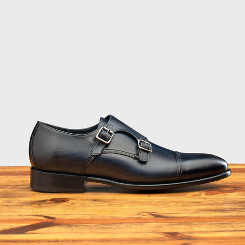 6582 Double Monk Strap Cap-Toe Shoe – Calzoleria Toscana