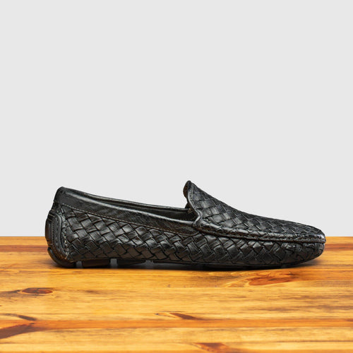 E945 Woven Leather Driving Shoe – Calzoleria Toscana