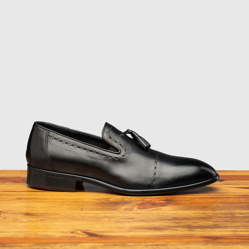 H614 Leather Tassel Loafer – Calzoleria Toscana